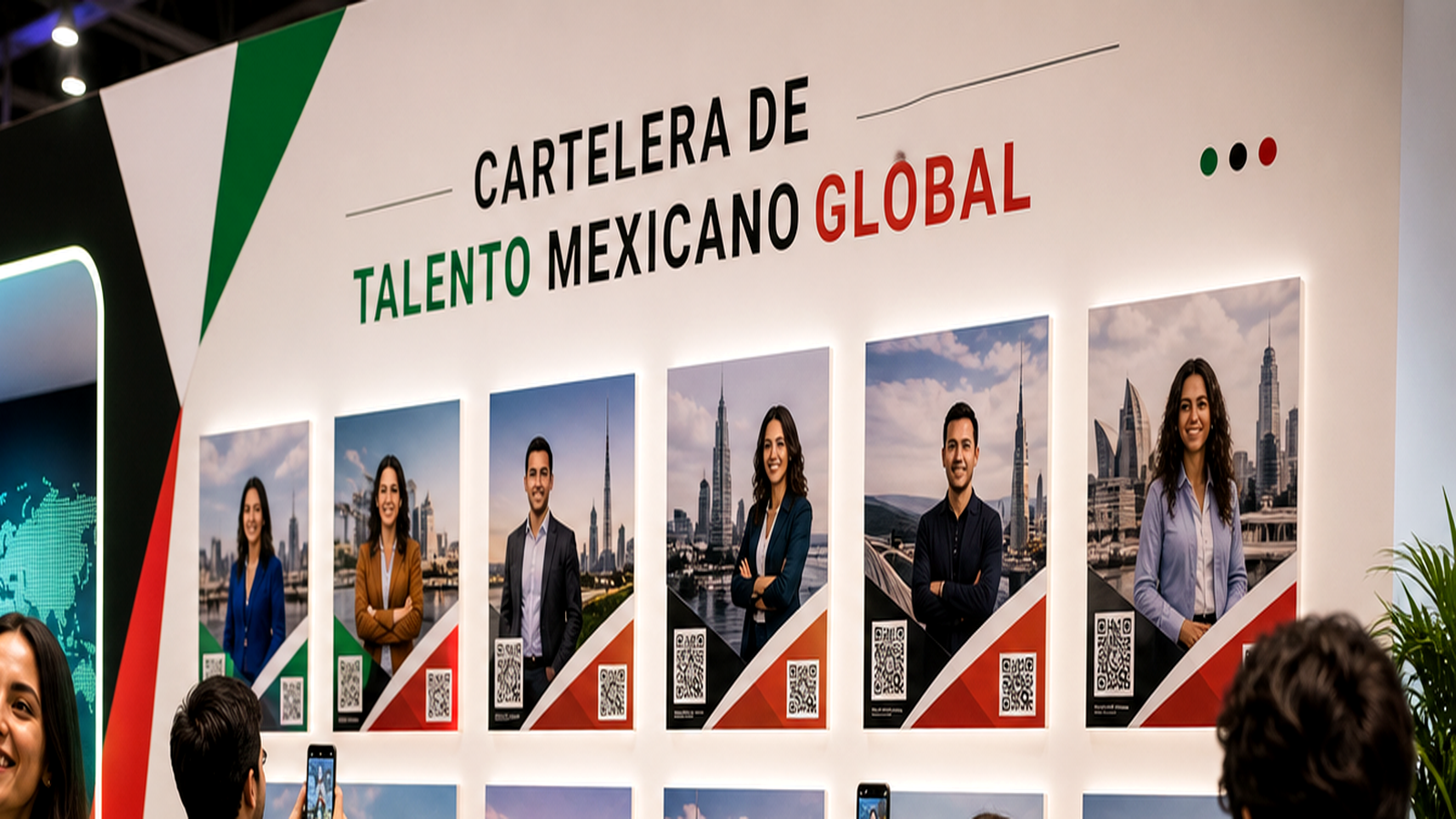Visualización del stand de Innovafest dedicado al talento mexicano global